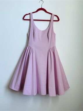Anthropologie Pink Full Skirt Dress Size M(petite)– Excellent Condition